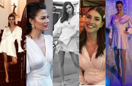 Турецкие актрисы в одном и том же платье